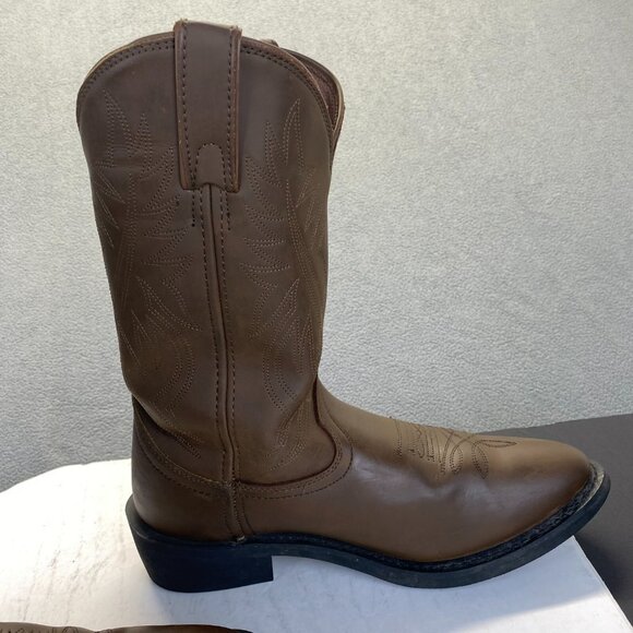 Justin Brown Leather Western, Cowboy‎  Boots JB1100 Mens Size 10.5  EE main image 5